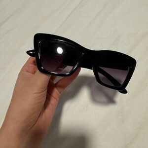 Black Cat Eye Sunglasses